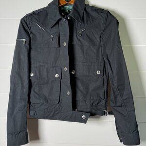 Lauren Ralph Lauren Military Black Jacket- Size Small